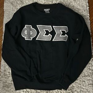 Phi Sigma Sigma Sorority Letters Crewneck Sweatshirt